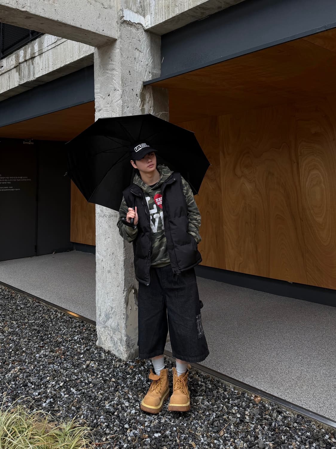 미치코런던 스포츠 LSA 로고 코튼 볼캡 (블랙) 상품이미지3