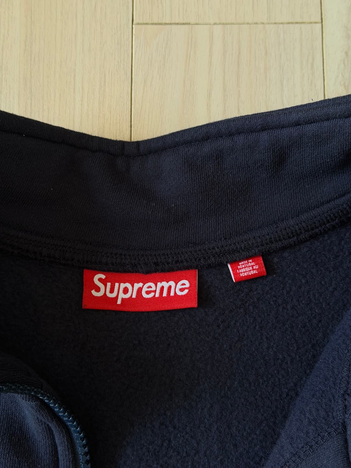 25SS 슈프림 스몰 박스 하프집업 풀오버 네이비 상품이미지6