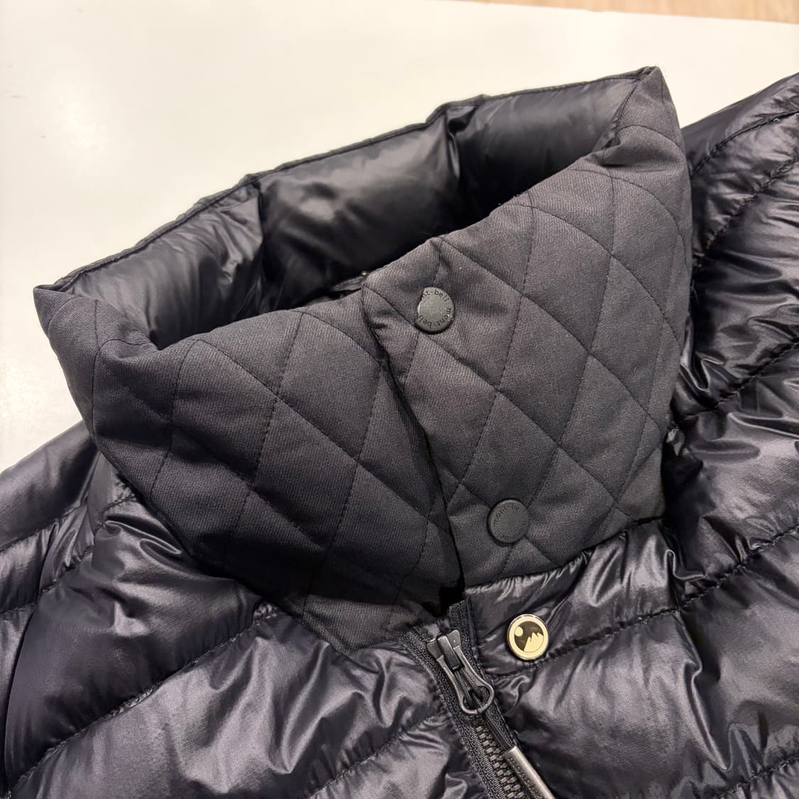 [XL] 몽벨 클래스 다운 블랙 경량 패딩 자켓 B964 상품이미지4