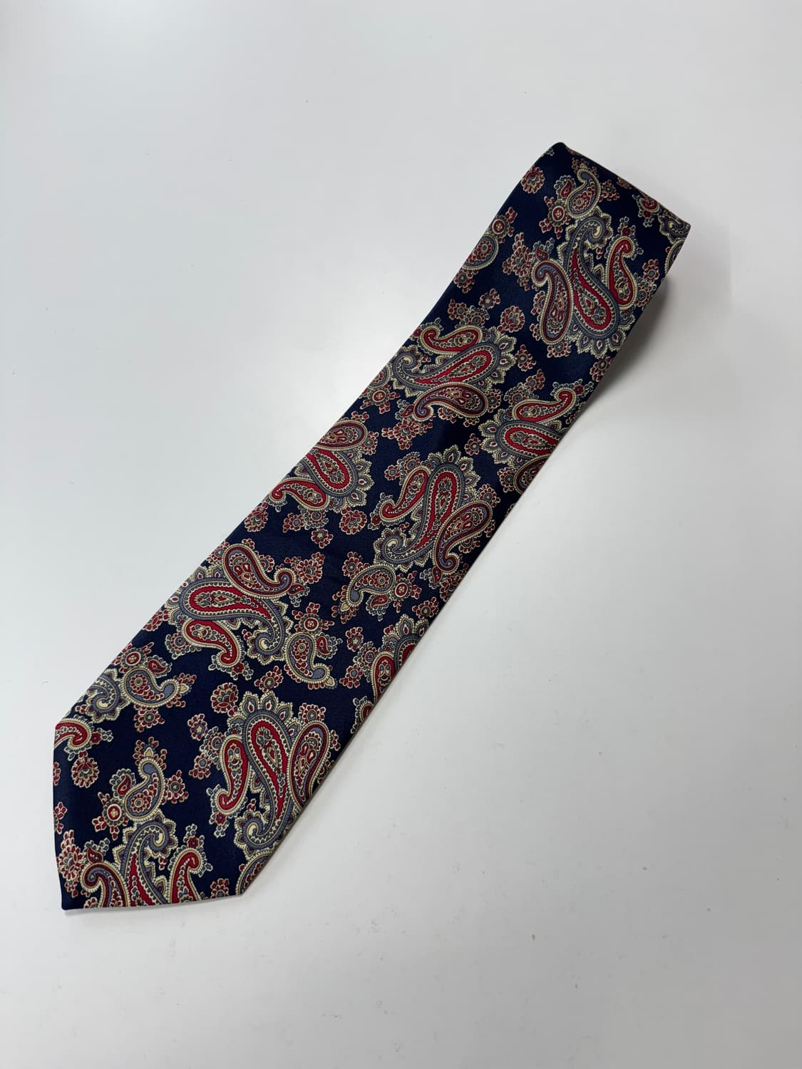 페이즐리 패턴 넥타이 9.7cm 상품이미지1