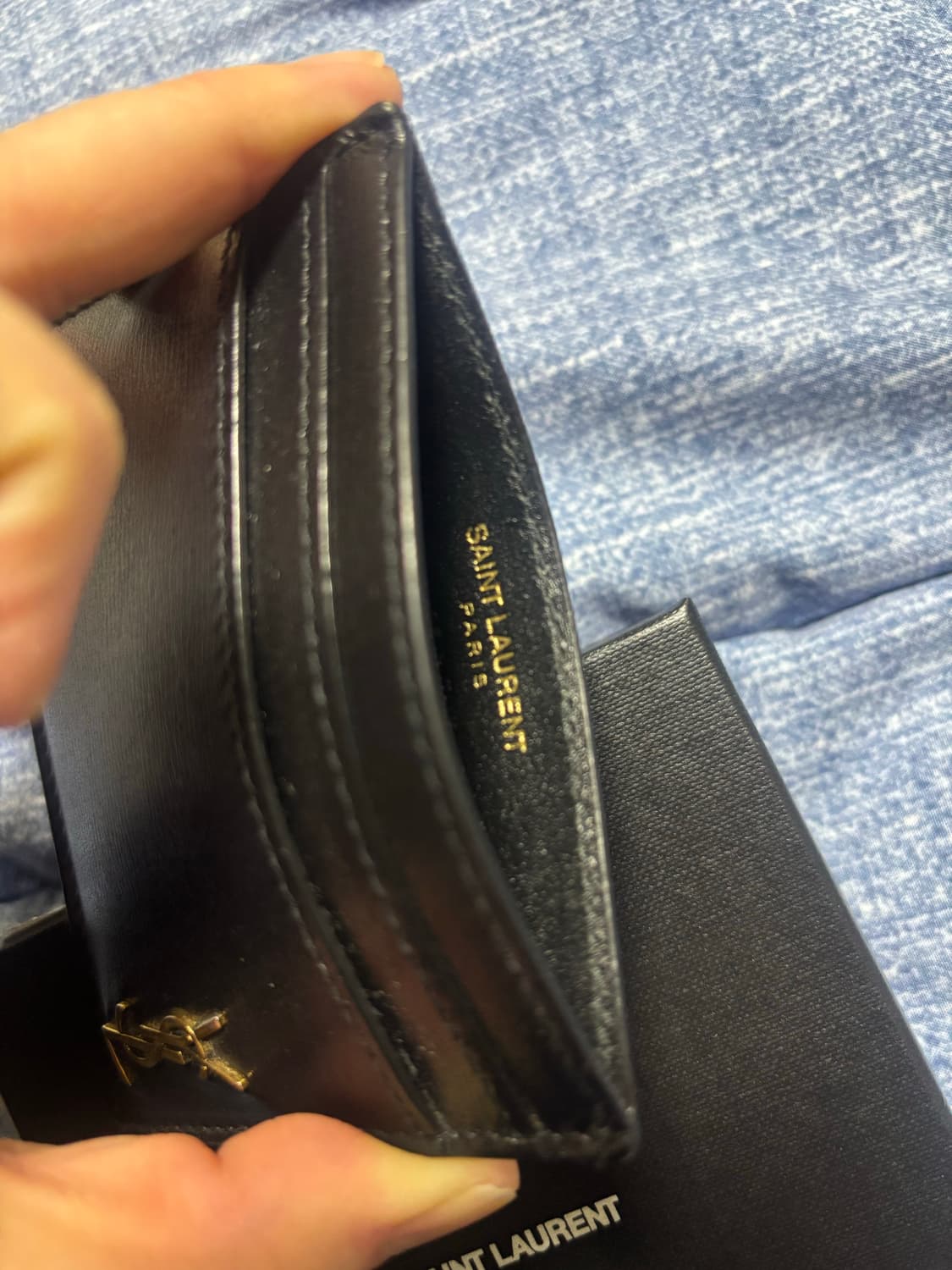 (중고)ysl 모노그램 카드지갑 판매 상품이미지5