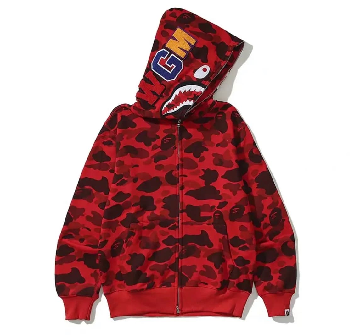 베이프 샤크후드 적계 xl 새상품 상품이미지1