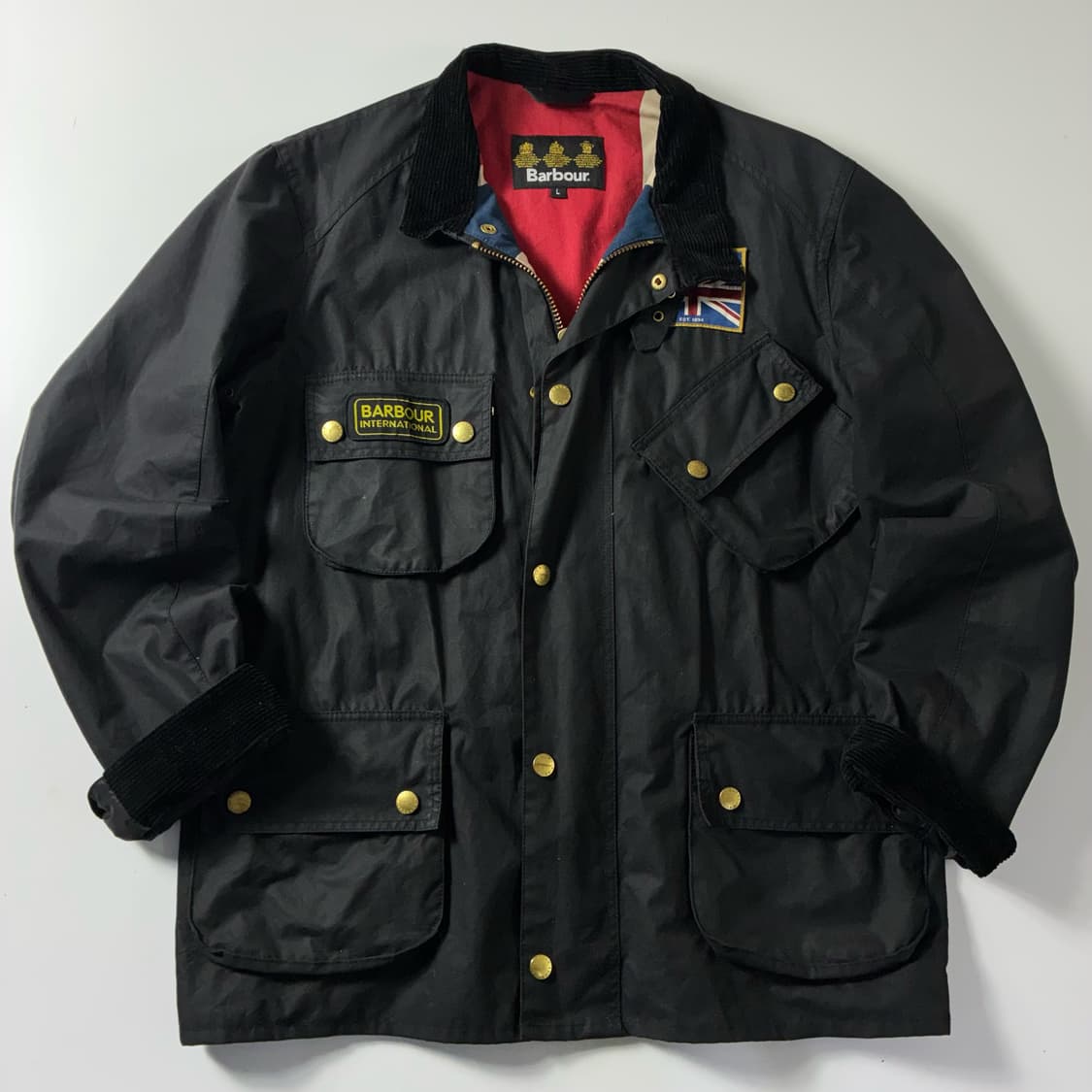 Barbour  바버 유니온 잭 왁스 자켓 상품이미지1