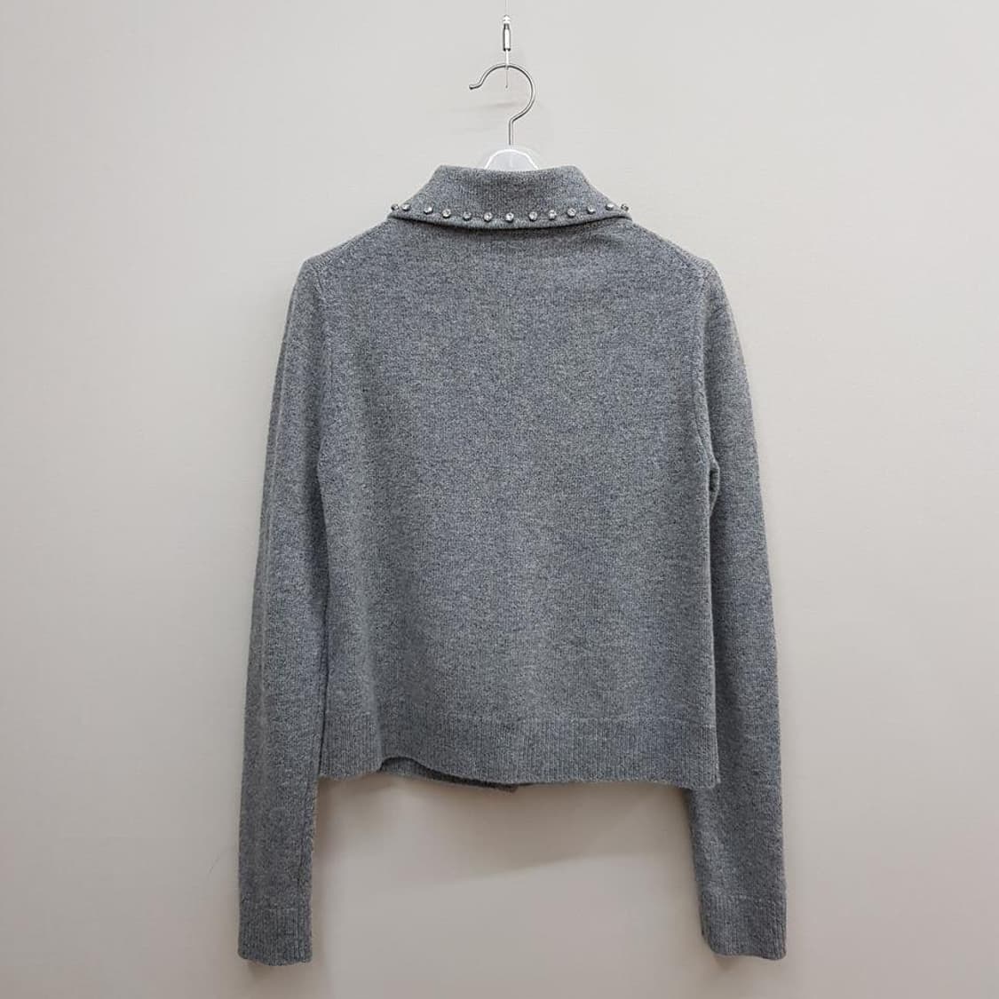 리포메이션 Reformation 스터드 카라 울 가디건 S사이즈 상품이미지5