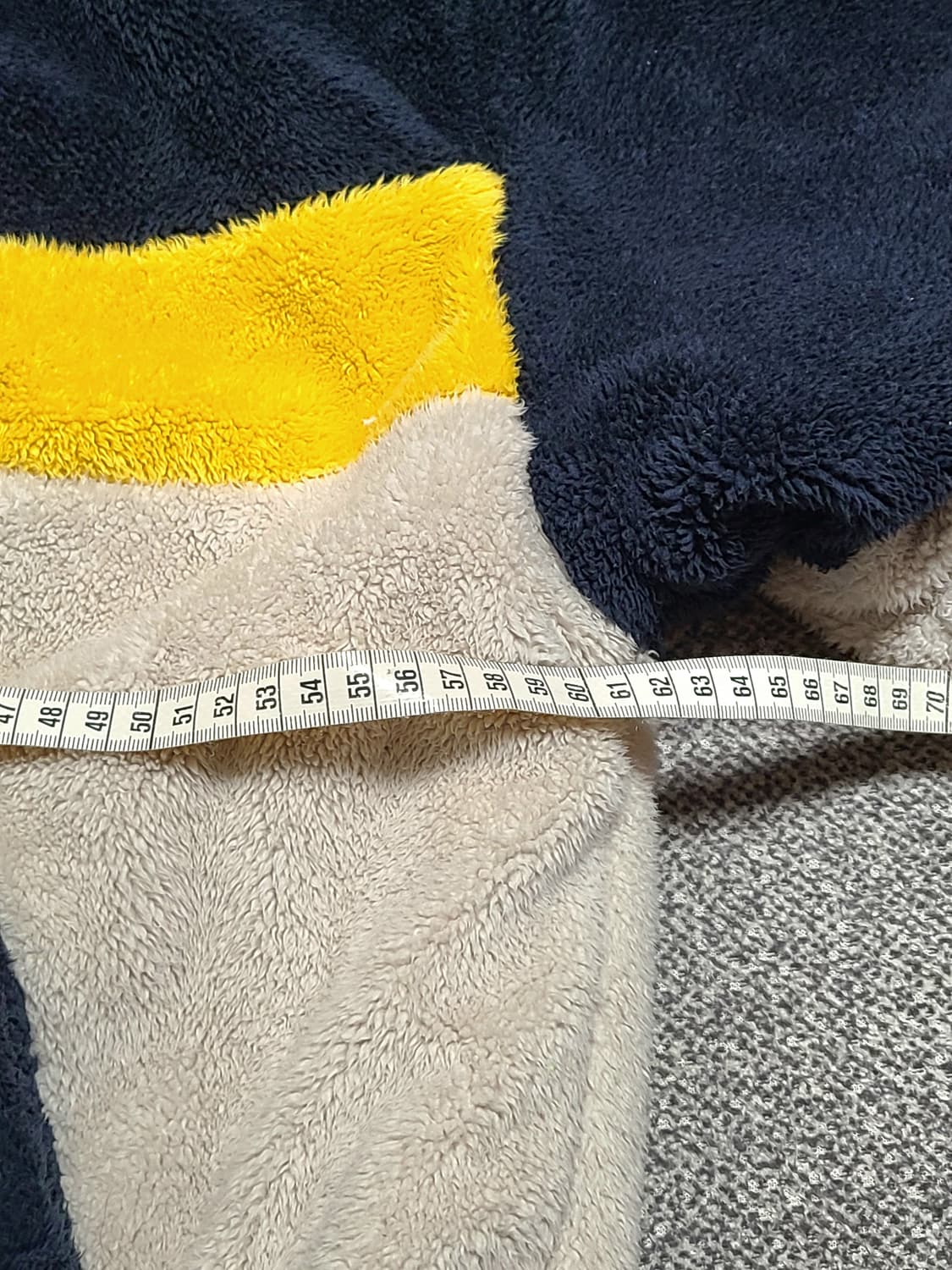 타미힐피거 컬러블록 빅로고 양털 플리스 자켓 XXL  110 상품이미지8