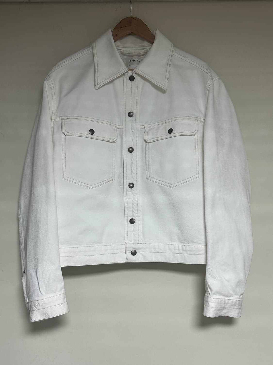 (52) 르메르 20SS 트러커 자켓 오프화이트 데님 상품이미지6