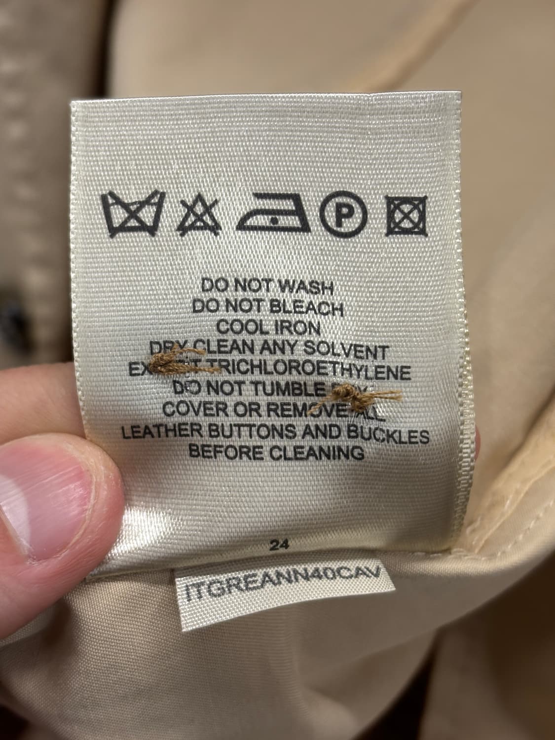 버버리 런던 남성 면 자켓 상품이미지7