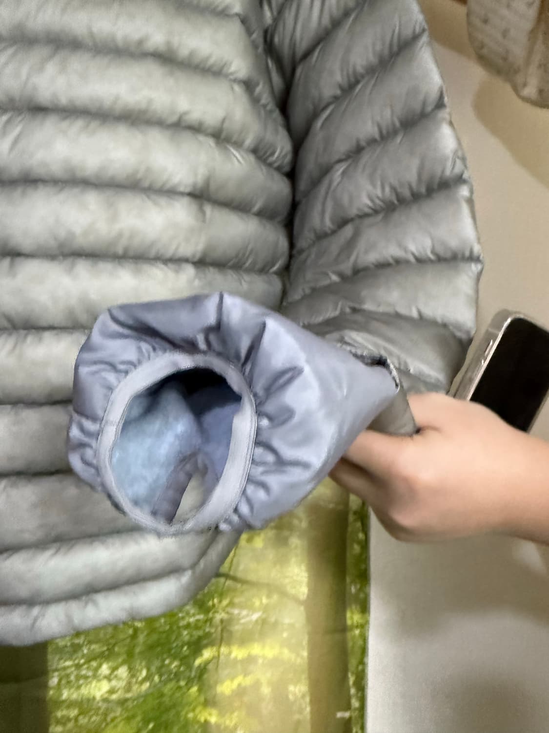 산산기어 서픽스 푸퍼 자켓 그레이 - 24FW 상품이미지8