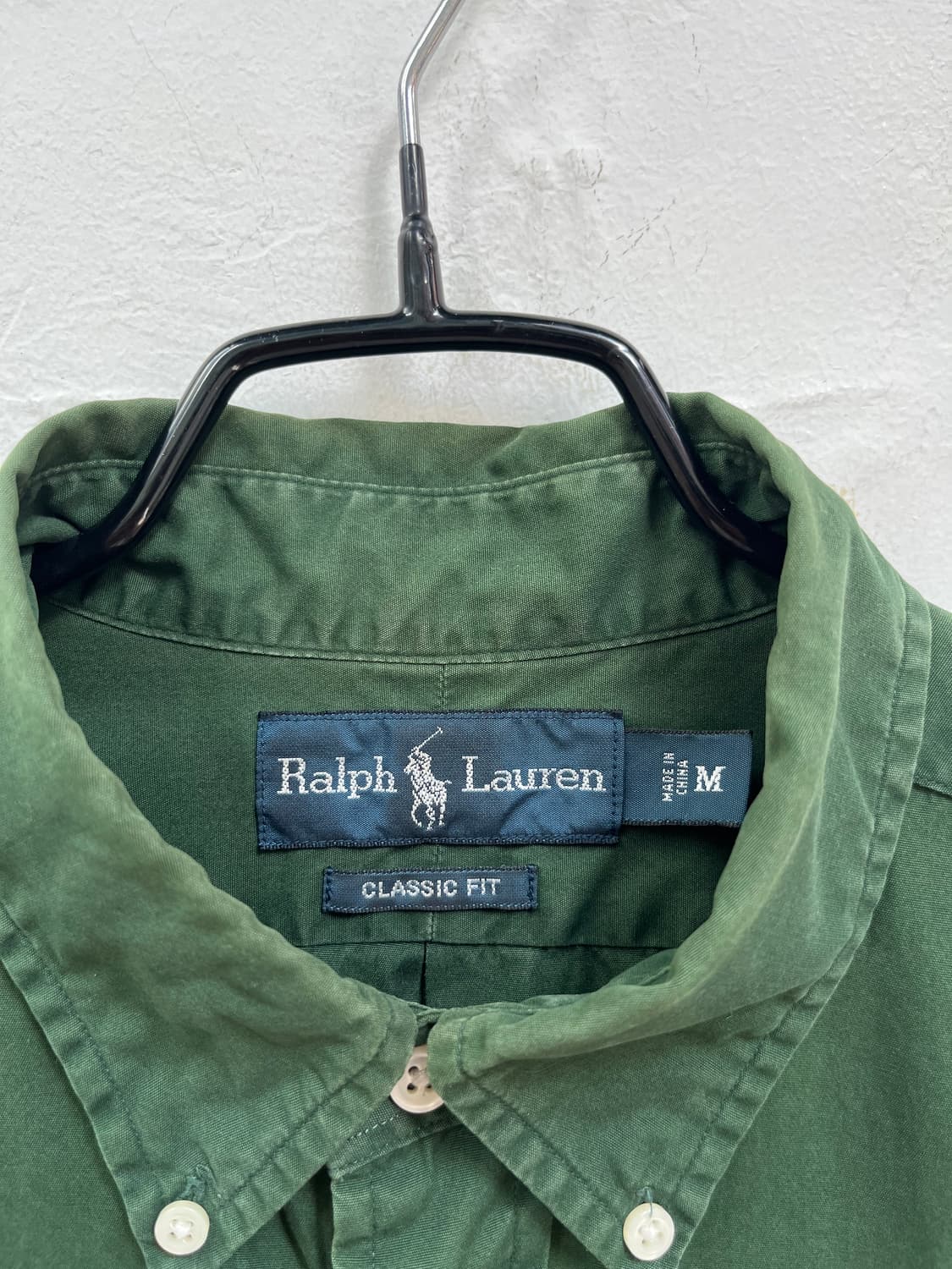 Ralph Lauren 폴로 그린 반팔셔츠 M 상품이미지3