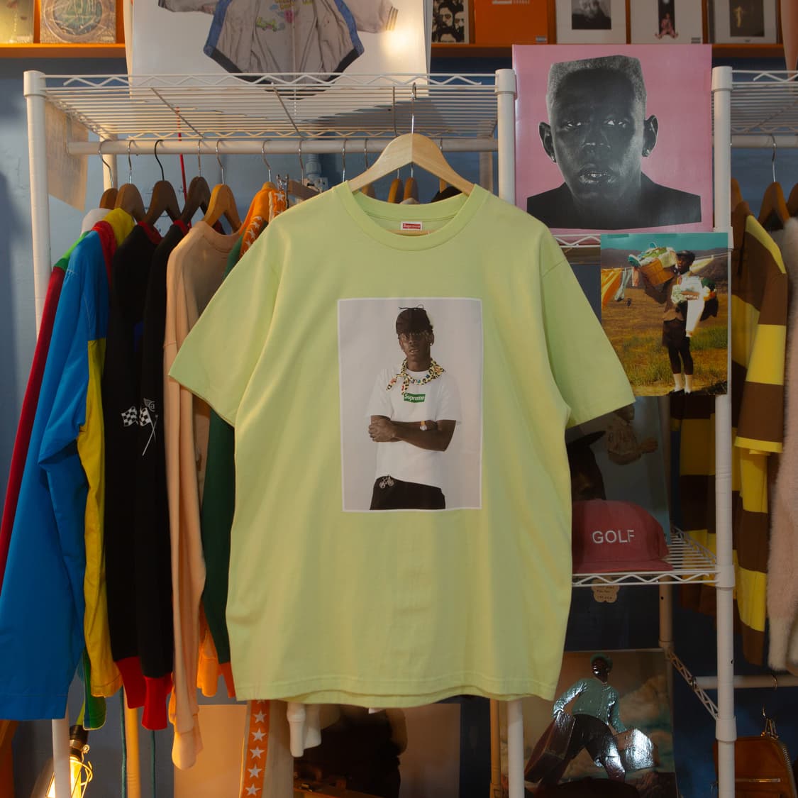 슈프림 x 타일러 더 크리에이터 민트 티셔츠 상품이미지1