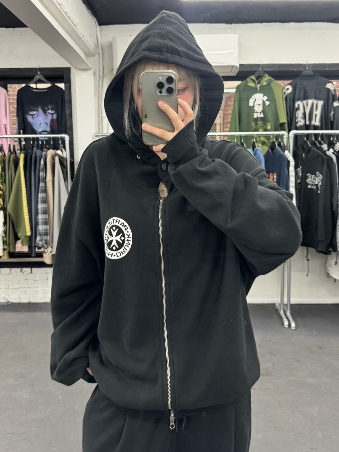 펀치 드렁크 파티즈 후드집업 상품이미지3