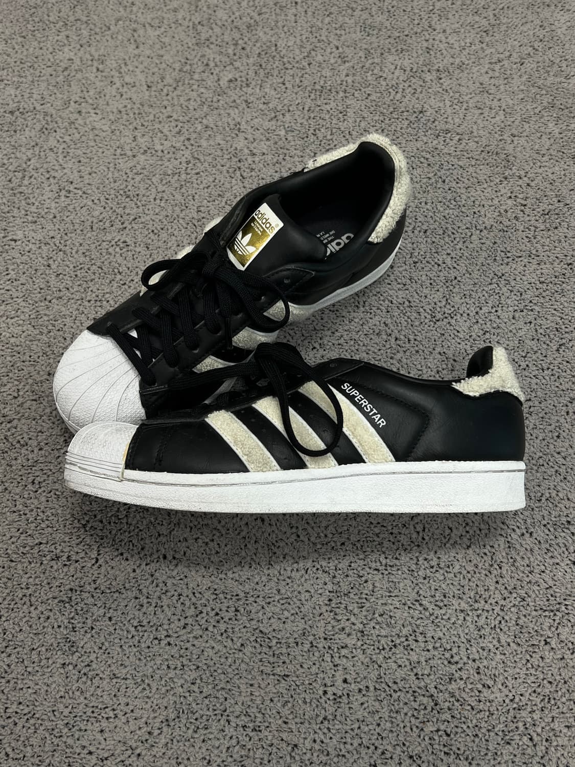 (260) 아디다스 슈퍼스타 블랙 상품이미지2