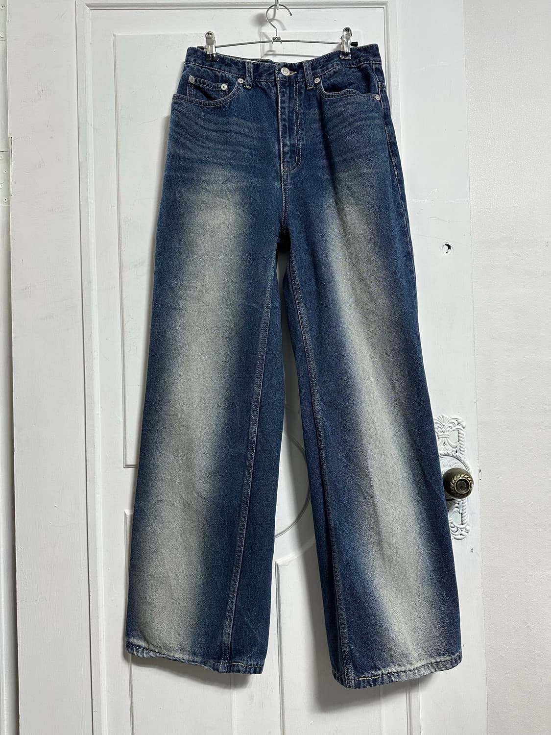 세터 브루클린 뉴트로 와이드 데님 팬츠 상품이미지1