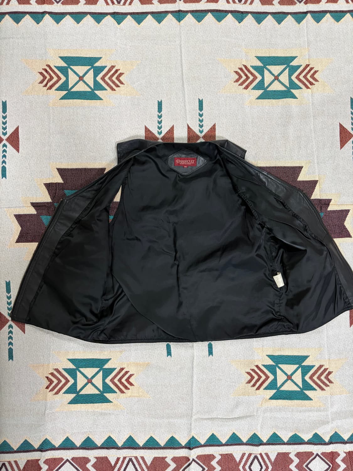 CHASECULT 웨스턴 리얼레더 바이커 베스트 상품이미지4