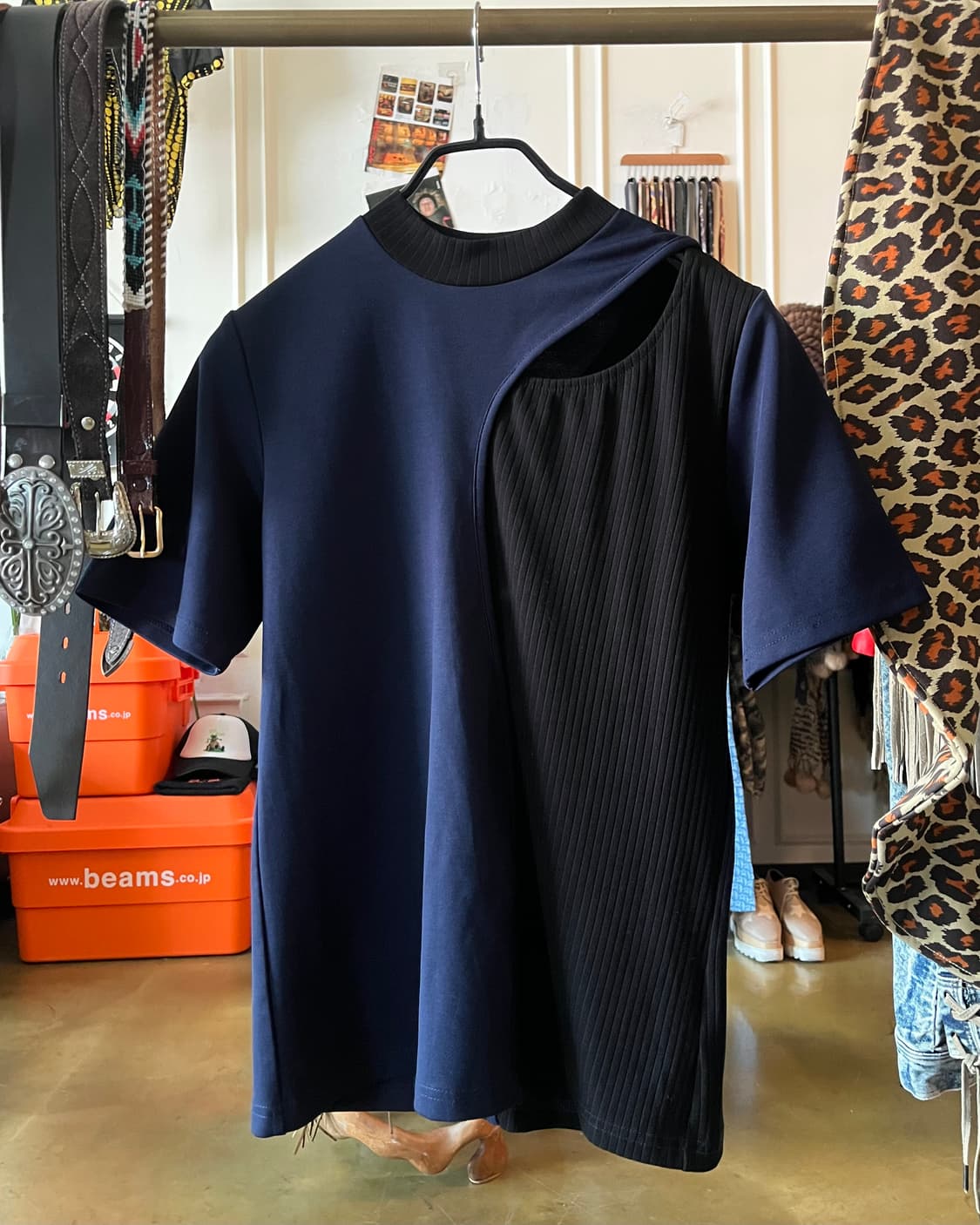 miette ミエット Mixed Texture Summer Top 상품이미지4