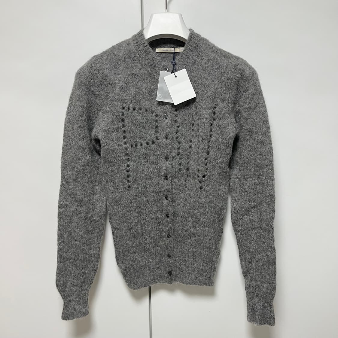 [M]팔로마울 Dove 알파카 가디건/그레이 상품이미지2