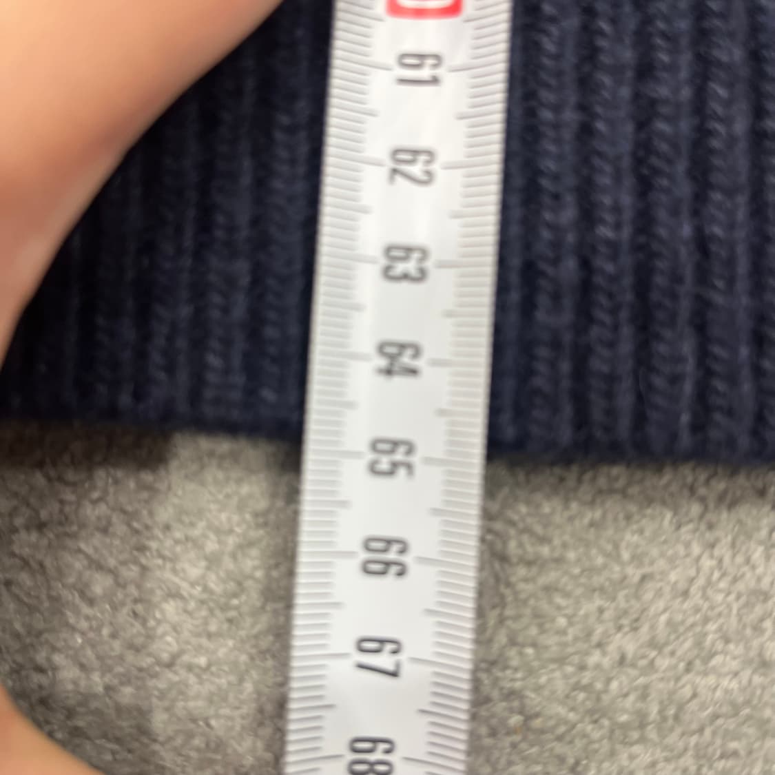 L lee 울 하이넥 반집업 니트 상품이미지8