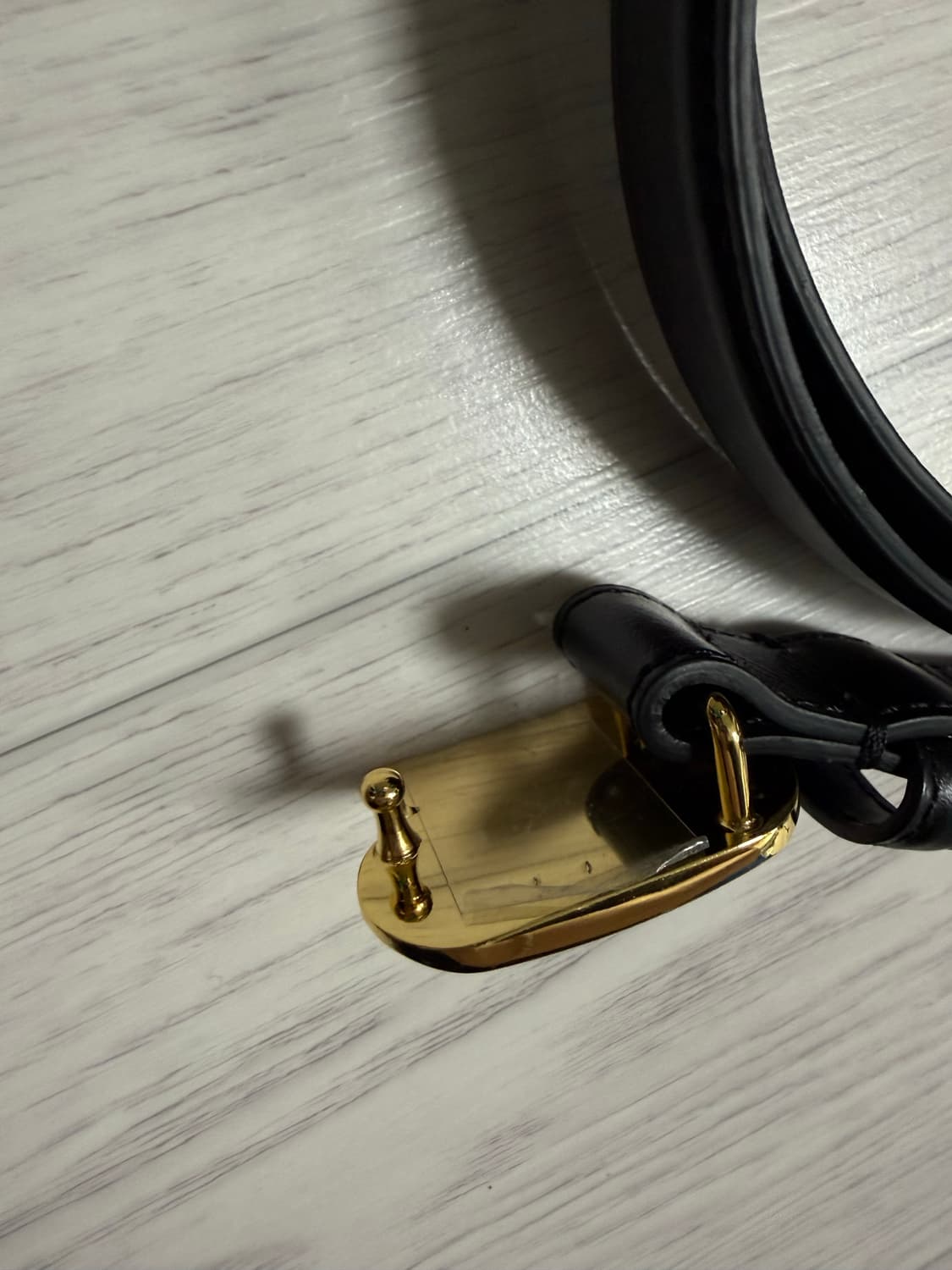 (YCH 윤춘호) 클래식 금장 벨트 상품이미지3