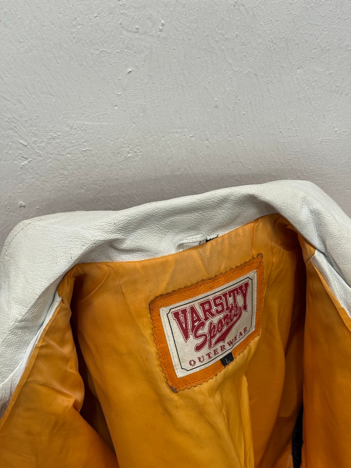 L) Varsity Sports Leather Vintage Varsit 상품이미지9