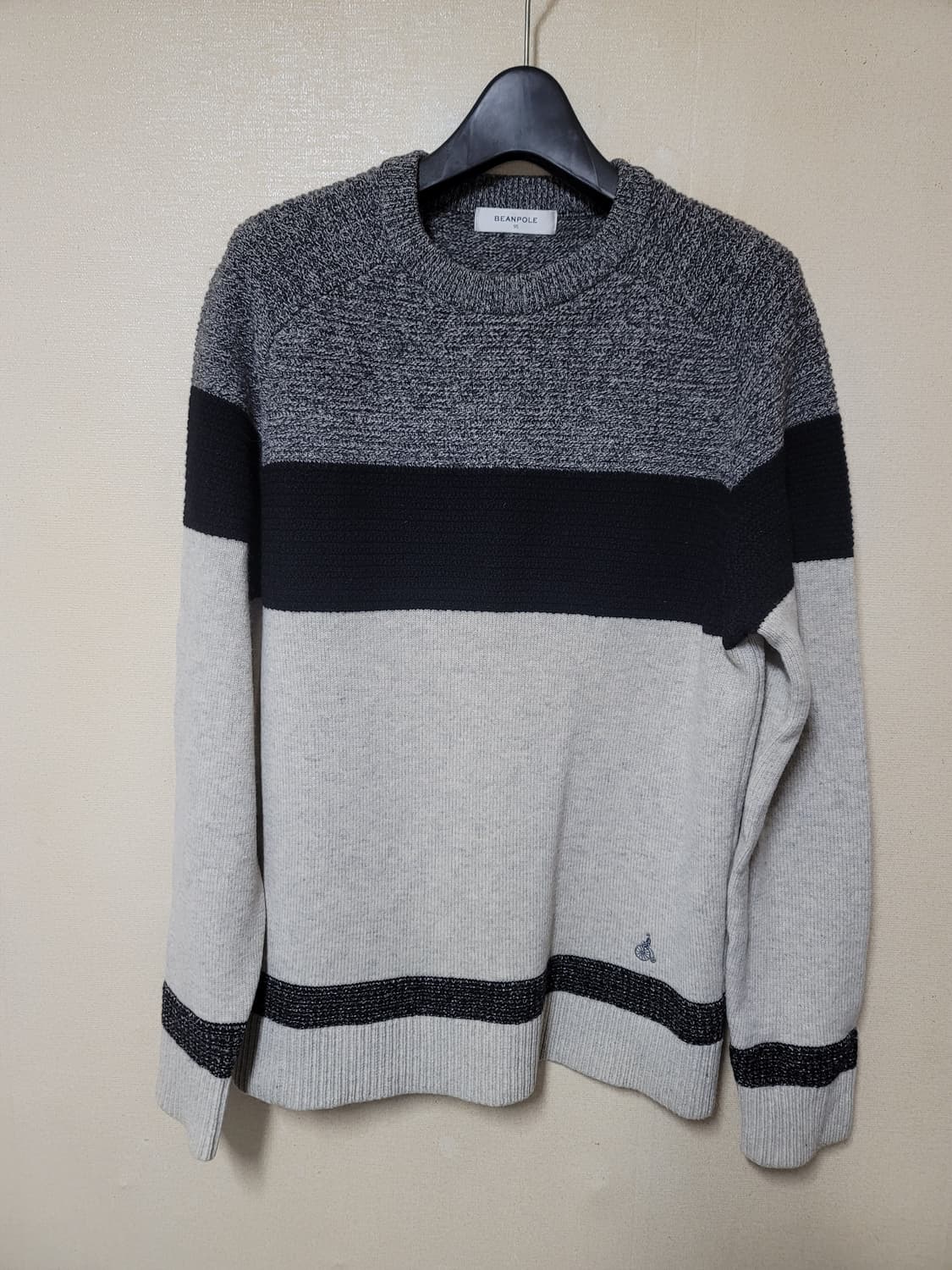 빈폴 애쉬 컬러블럭 니트 상품이미지1