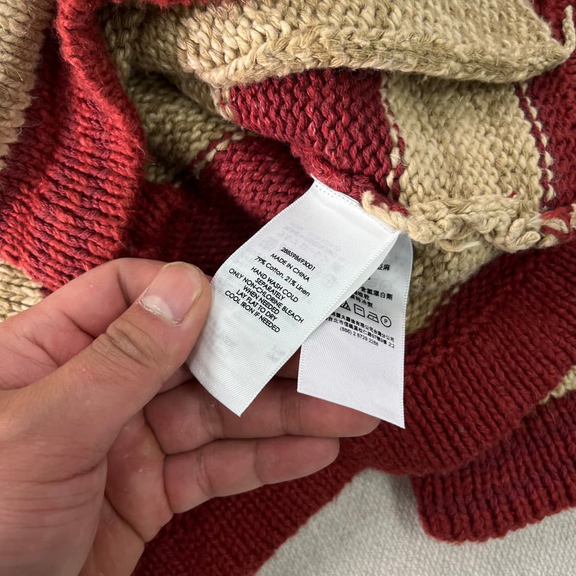 95 폴로랄프로렌 데님앤서플라이 성조기 숄카라 가디건 상품이미지5