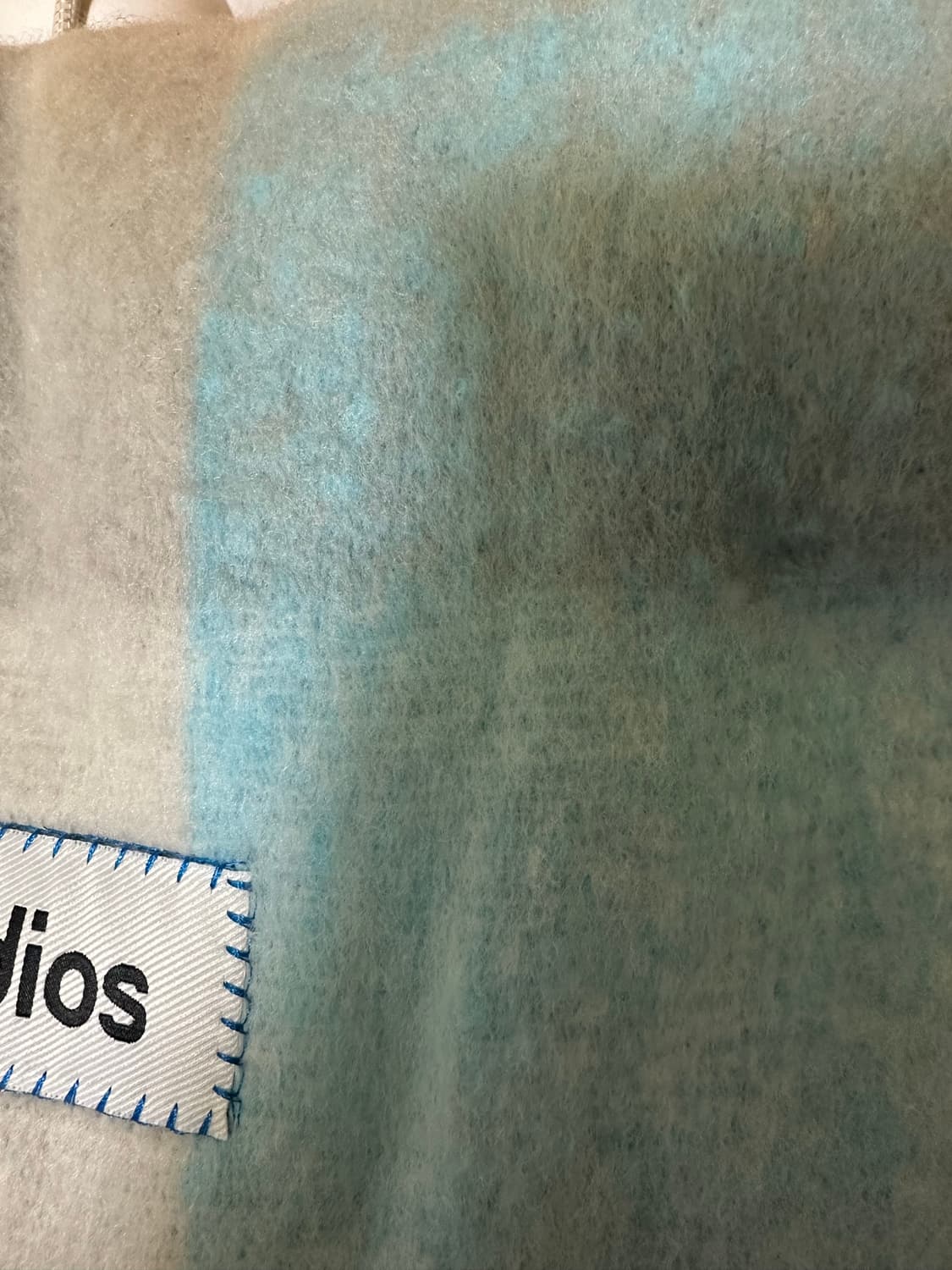 아크네 스튜디오 체크 모헤어울머플러 남여공용 상품이미지3