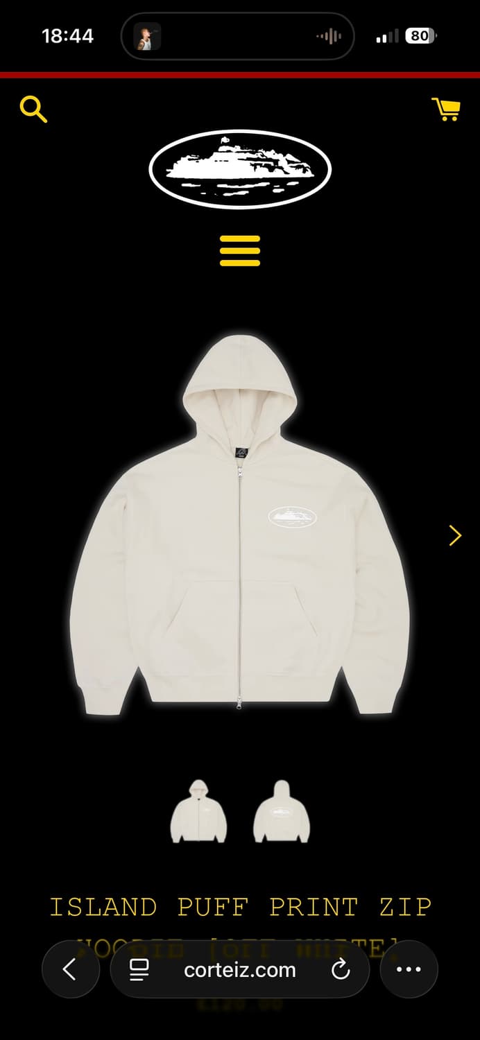 코르테이즈 후드집업 상품이미지1