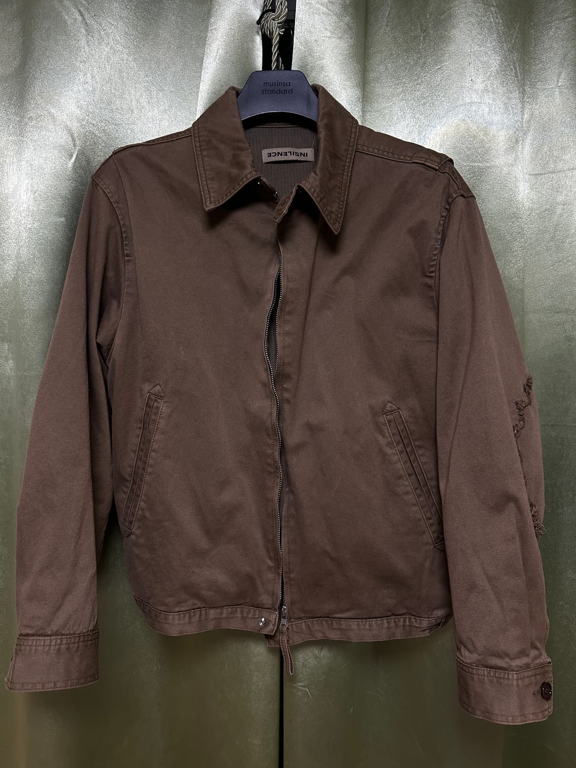 인사일런스 워스드 스윙탑 / 워시드 브라운 / S 상품이미지2