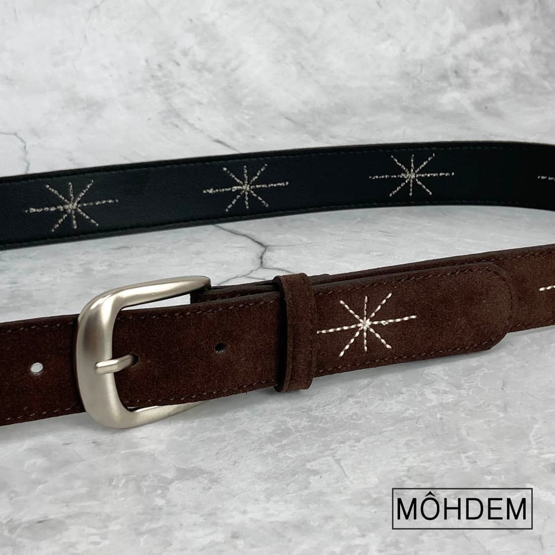 [Unisex] 샤이닝 자수 벨트 3컬러 상품이미지8