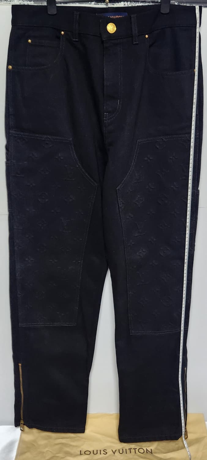 루이비통 블랙진 청바지 매장판정품 허리32사이즈 상품이미지3