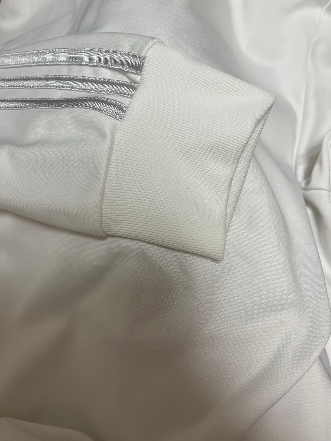 아디다스 독일 실버 화이트 져지 트랙탑 축구 국가대표 상품이미지6