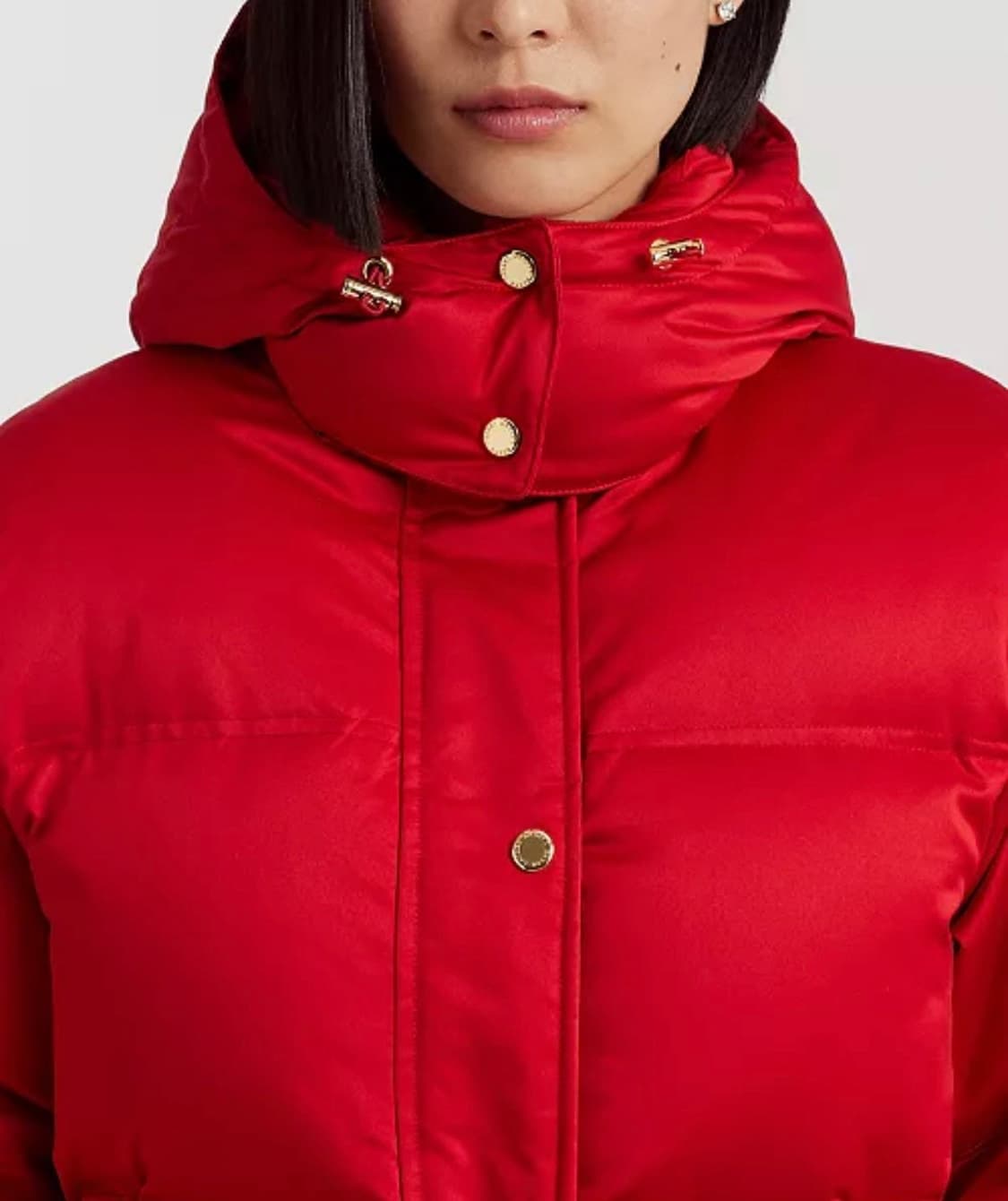 (새상품) 로렌 랄프 로렌 새틴 패딩 상품이미지3