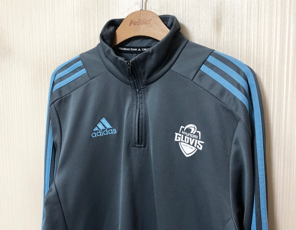아디다스재팬 현대글로비스럭비단 선수실착 트레이닝탑 L 상품이미지6