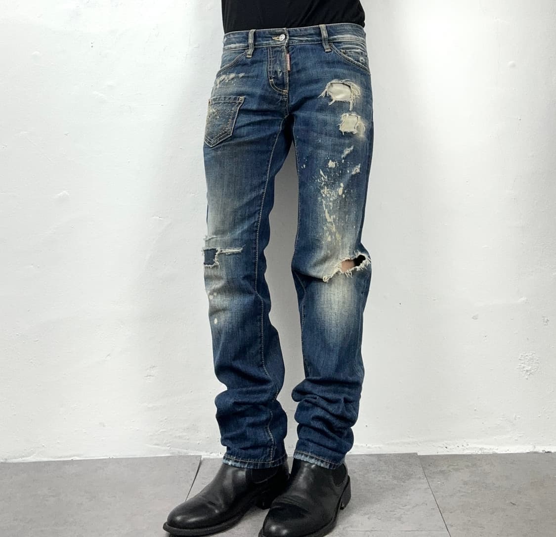 Dsquared2 15ss Distressed Slim Jeans 상품이미지1