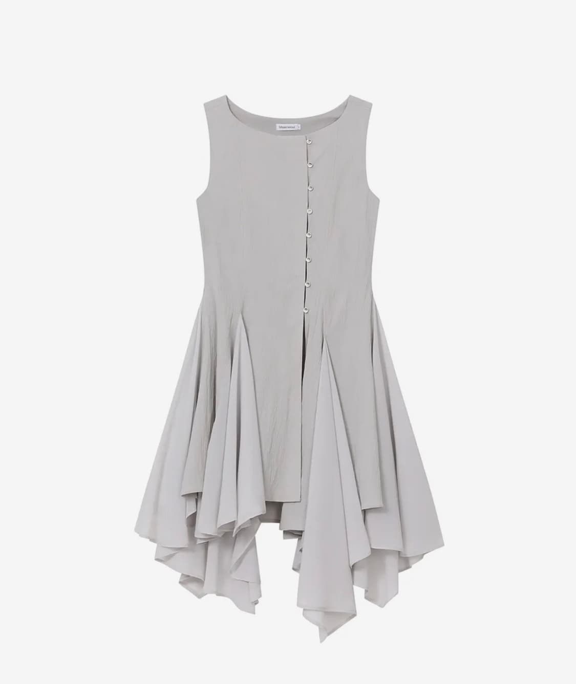 미세키서울 언밸런스 플로우 원피스 그레이 사이즈1 상품이미지1