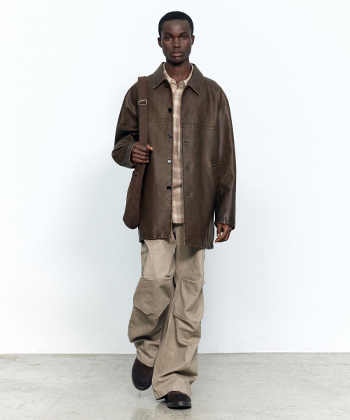 인사일런스 비건 레더 카코트 상품이미지2