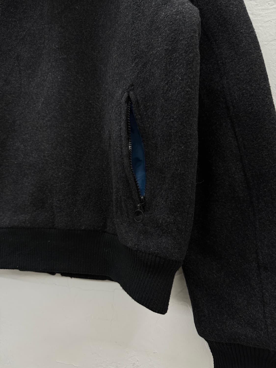 55dsl 패치 울 점퍼 상품이미지7