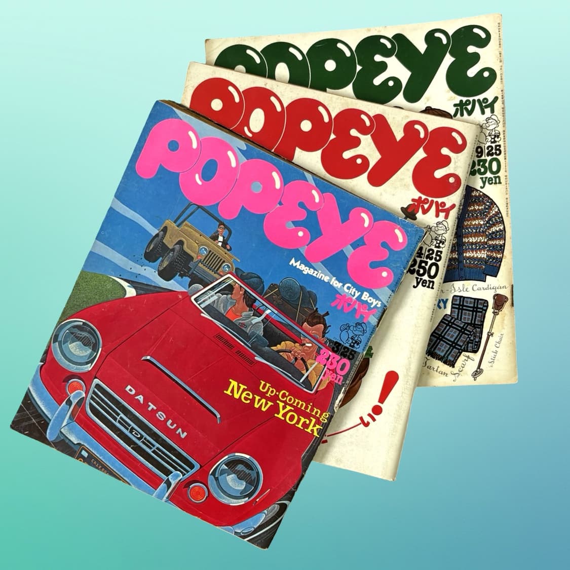 70-80s Popeye 뽀빠이 매거진 3권일괄 상품이미지1