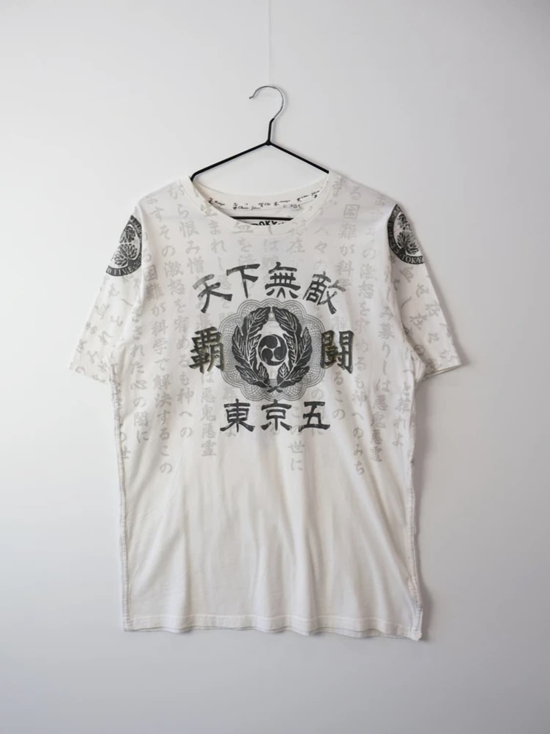 Tokyo Five Y2K Kanji Skull Tee 상품이미지4