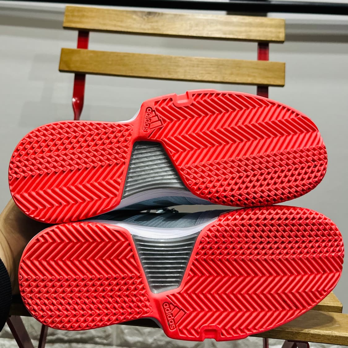 250) 아디다스 배드민턴화 남녀공용 인도어화 바운스 민트 상품이미지6