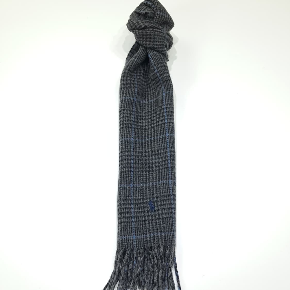 MX389 폴로 랄프로렌 양면 글렌 체크 & 윈도우페인 머플러 상품이미지3