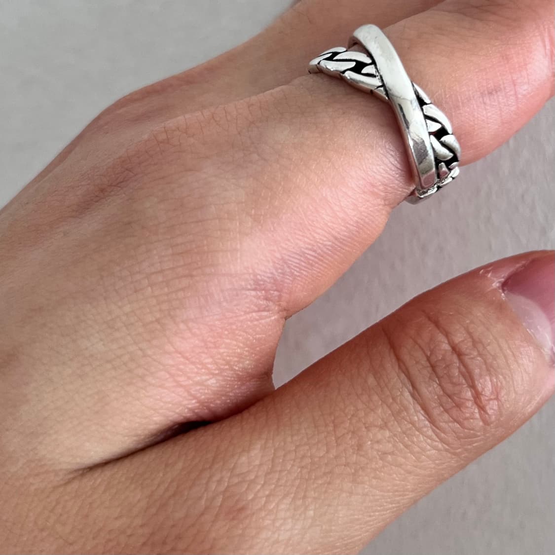 더블 트위스트 반지 상품이미지2