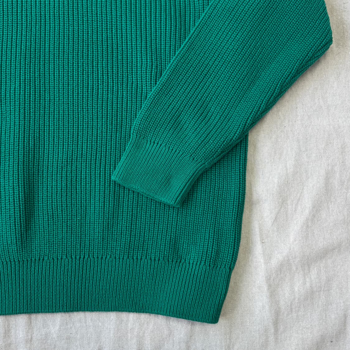 자라 그린 카라 와플 니트 L 상품이미지3