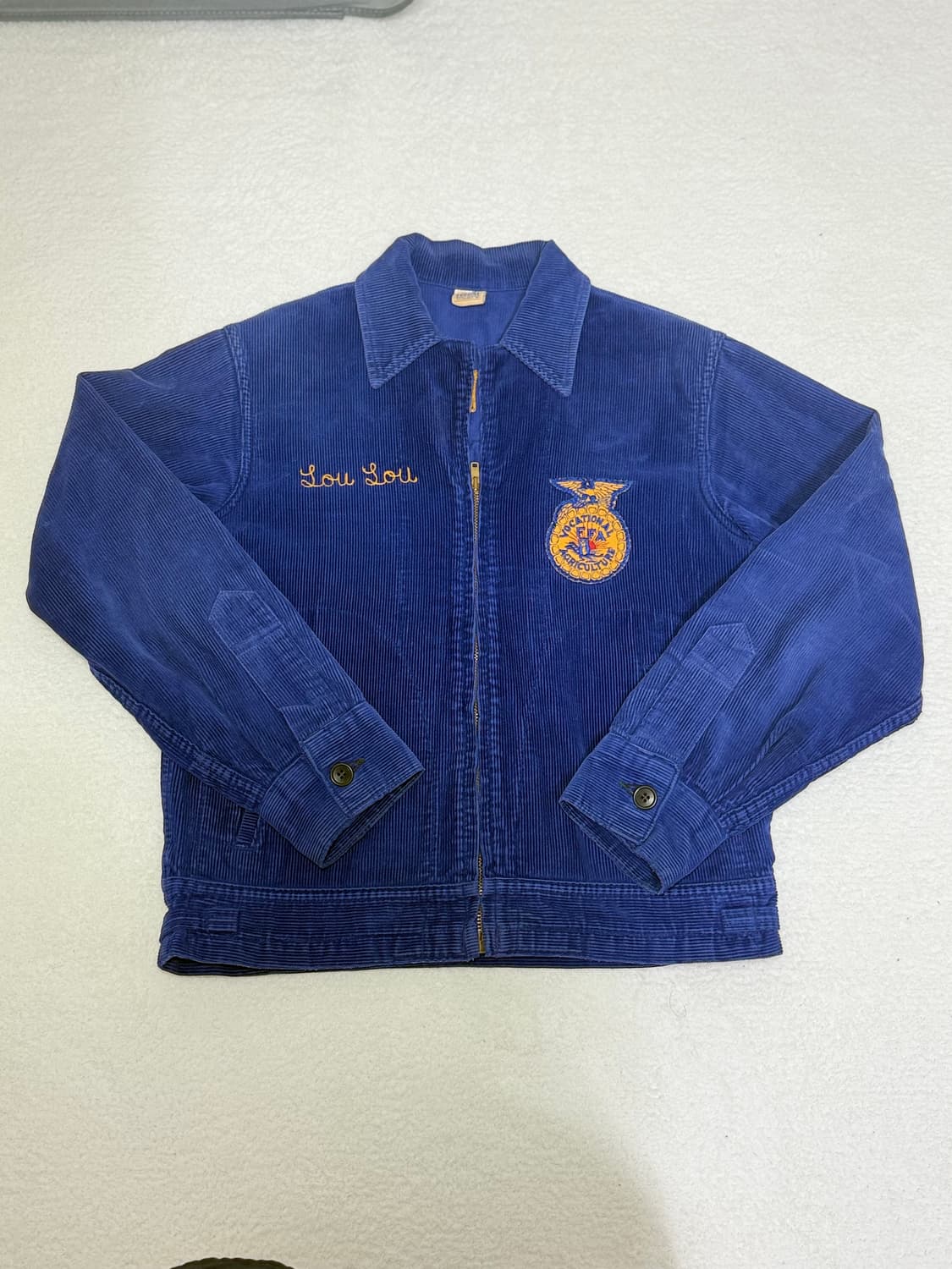 빈티지 블루 코듀로이 FFA 자켓 60-70s 상품이미지1