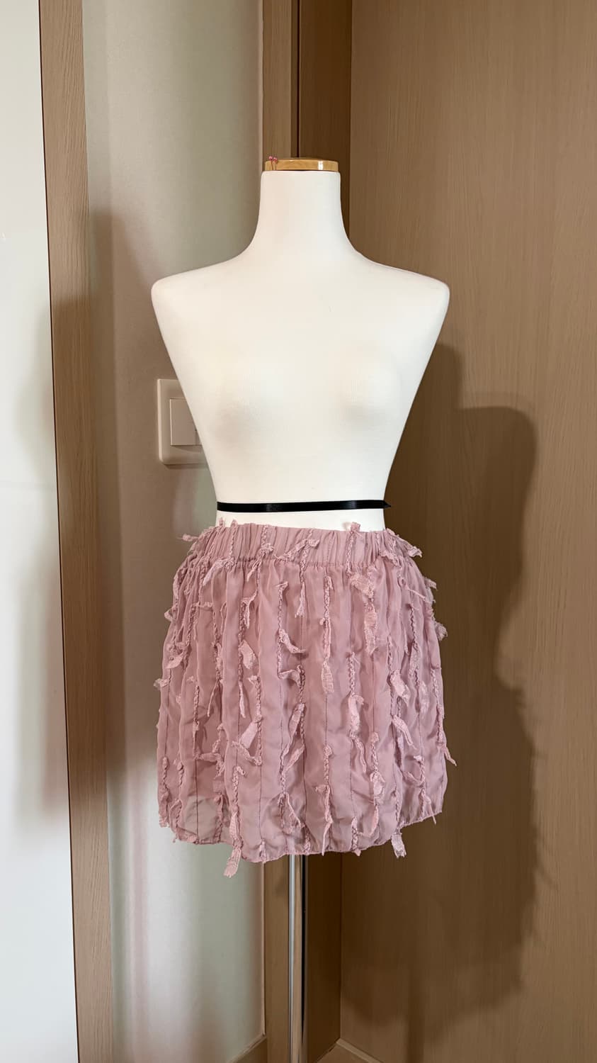핑크 빈티지레이스 치마바지 상품이미지1