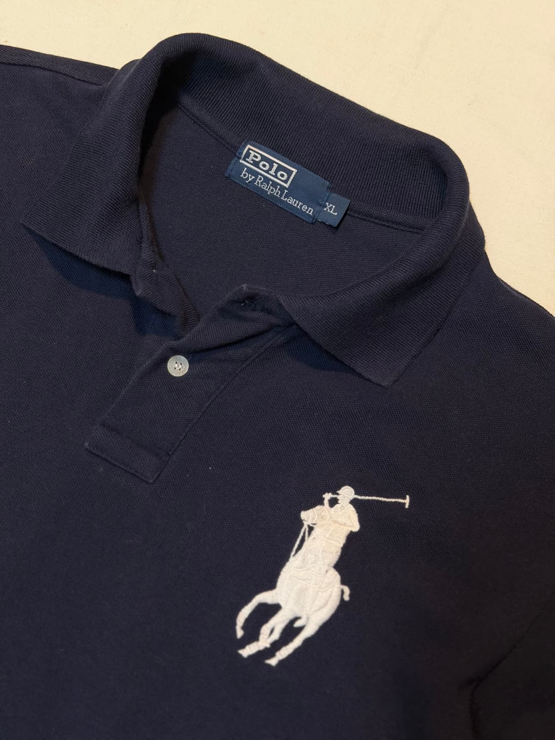 폴로 랄프로렌 빅포니 롱슬리브 카라티 네이비 상품이미지2