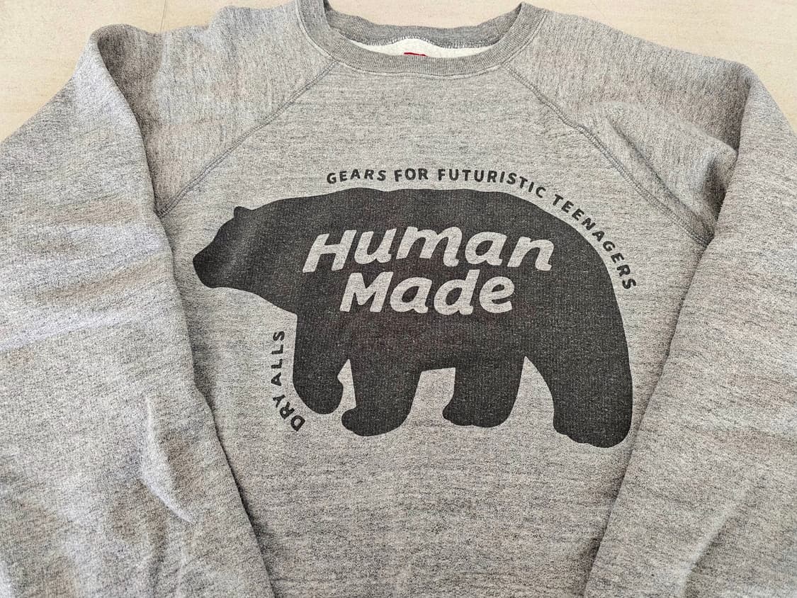 휴먼메이드 래글런 크루넥 스웨트 셔츠 상품이미지2