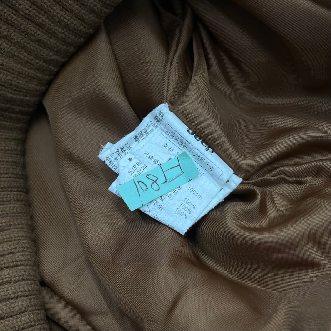 지프 백 곰돌이로고 캬라멜맛 뽀글이 후드집업 L 상품이미지6