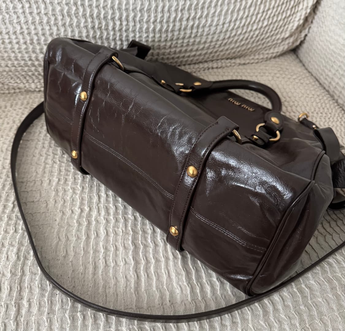 미우미우 비텔로 럭스 보우 사첼백 토트백 크로스백 상품이미지6