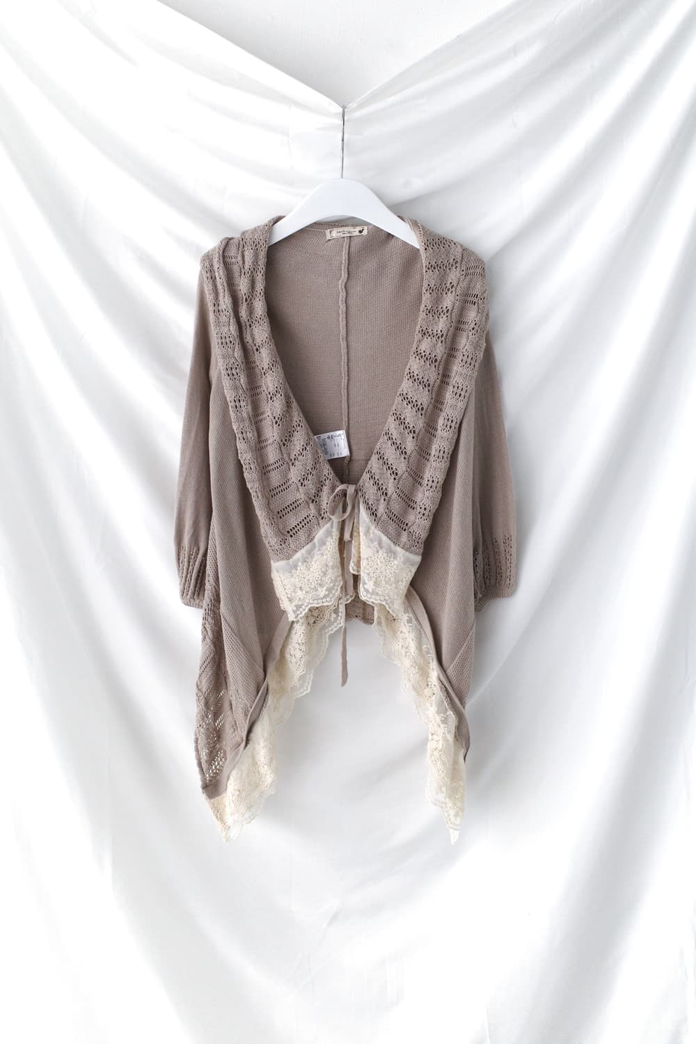 lace unbalanced cardigun 상품이미지1